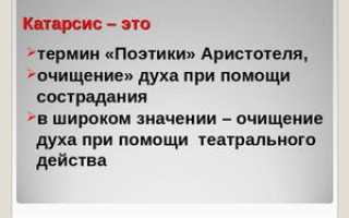 Катарсис: значение слова в медицине и психологии