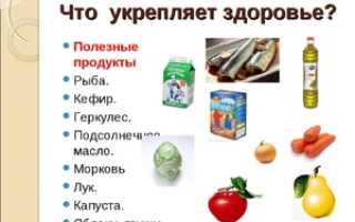 Полезные и вредные для организма продукты